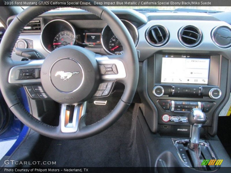 Controls of 2016 Mustang GT/CS California Special Coupe