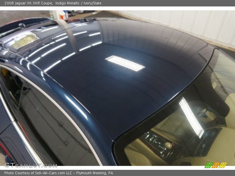 Indigo Metallic / Ivory/Slate 2008 Jaguar XK XKR Coupe
