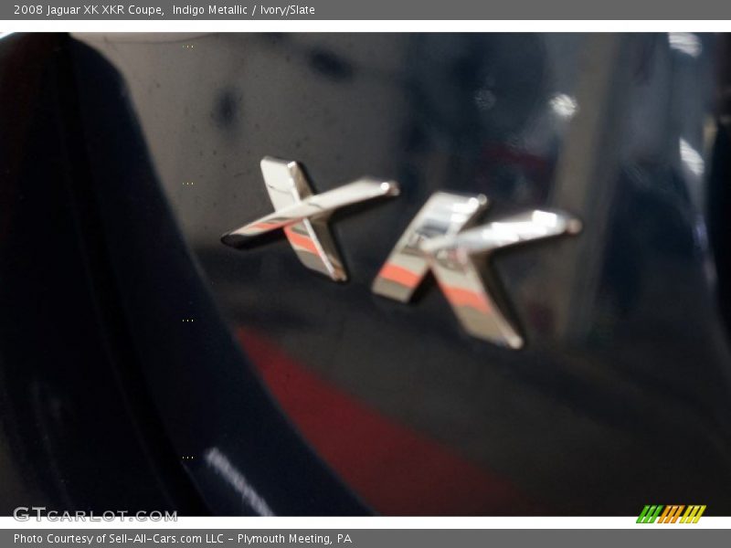 Indigo Metallic / Ivory/Slate 2008 Jaguar XK XKR Coupe