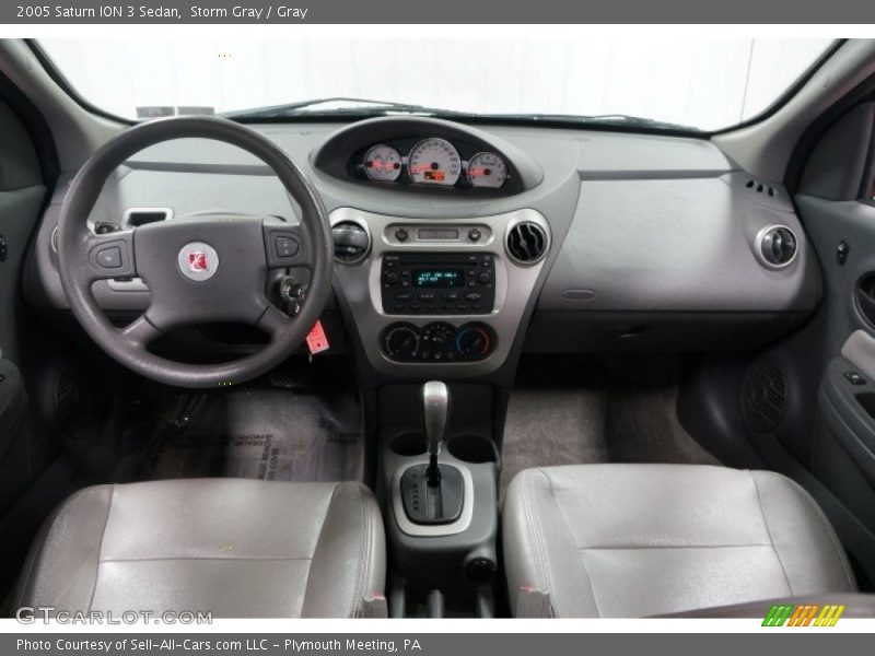 Storm Gray / Gray 2005 Saturn ION 3 Sedan