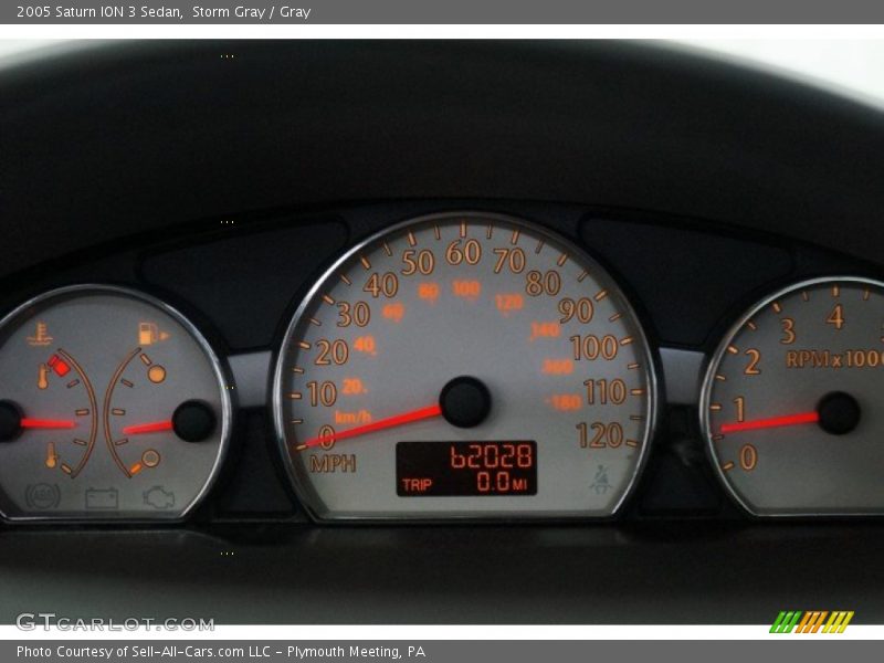 Storm Gray / Gray 2005 Saturn ION 3 Sedan