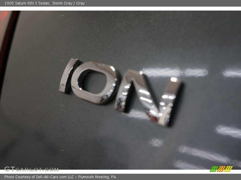 Storm Gray / Gray 2005 Saturn ION 3 Sedan