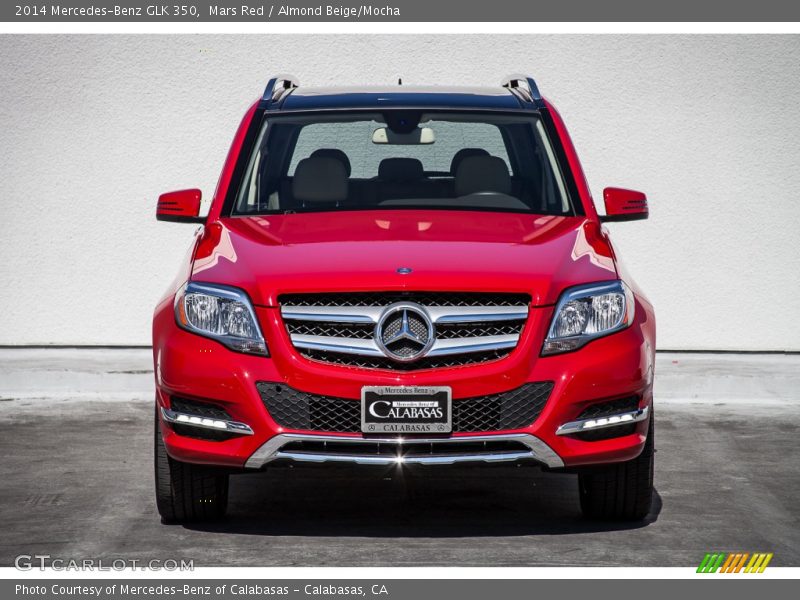 Mars Red / Almond Beige/Mocha 2014 Mercedes-Benz GLK 350