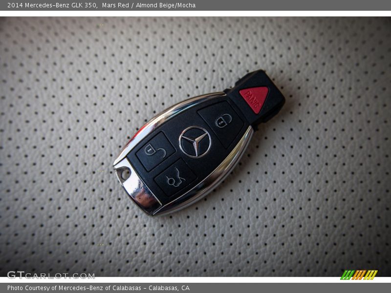 Mars Red / Almond Beige/Mocha 2014 Mercedes-Benz GLK 350