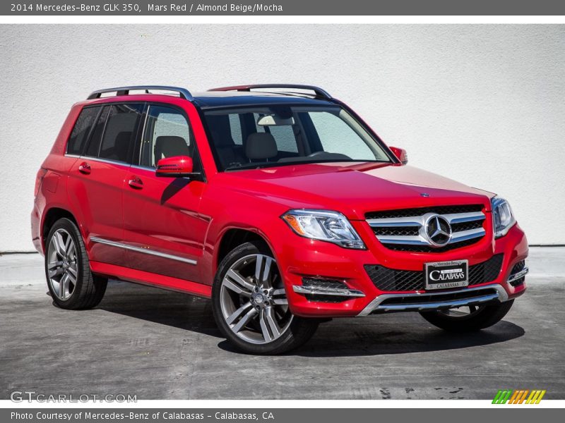 Mars Red / Almond Beige/Mocha 2014 Mercedes-Benz GLK 350