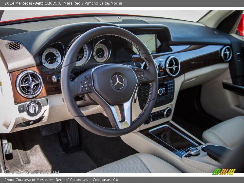 Mars Red / Almond Beige/Mocha 2014 Mercedes-Benz GLK 350