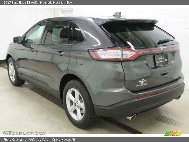 Magnetic Metallic / Ebony 2015 Ford Edge SE AWD