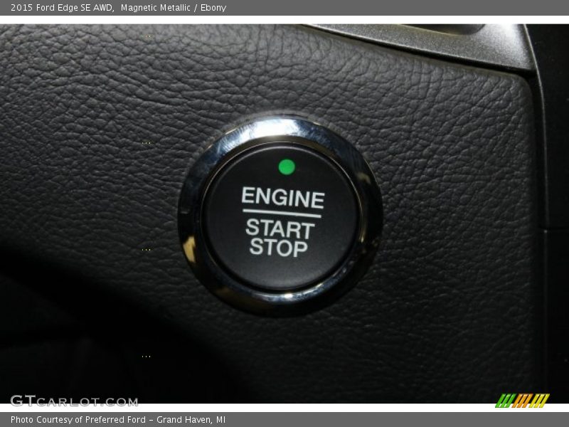 Magnetic Metallic / Ebony 2015 Ford Edge SE AWD