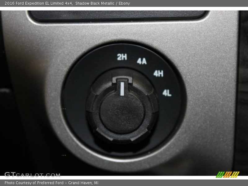 Controls of 2016 Expedition EL Limited 4x4