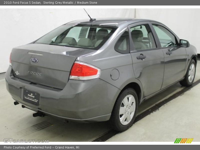 Sterling Grey Metallic / Medium Stone 2010 Ford Focus S Sedan