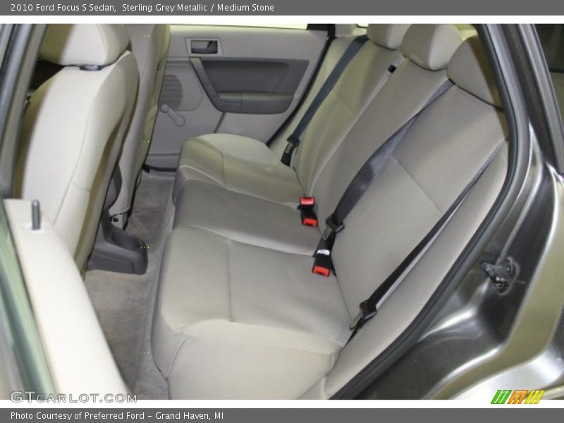 Sterling Grey Metallic / Medium Stone 2010 Ford Focus S Sedan