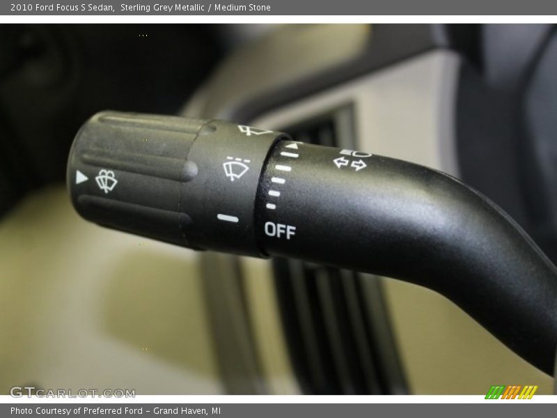 Sterling Grey Metallic / Medium Stone 2010 Ford Focus S Sedan