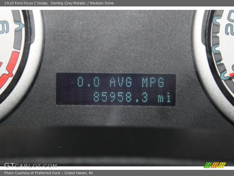 Sterling Grey Metallic / Medium Stone 2010 Ford Focus S Sedan
