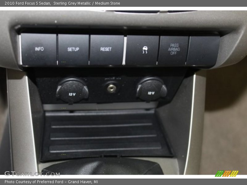 Sterling Grey Metallic / Medium Stone 2010 Ford Focus S Sedan