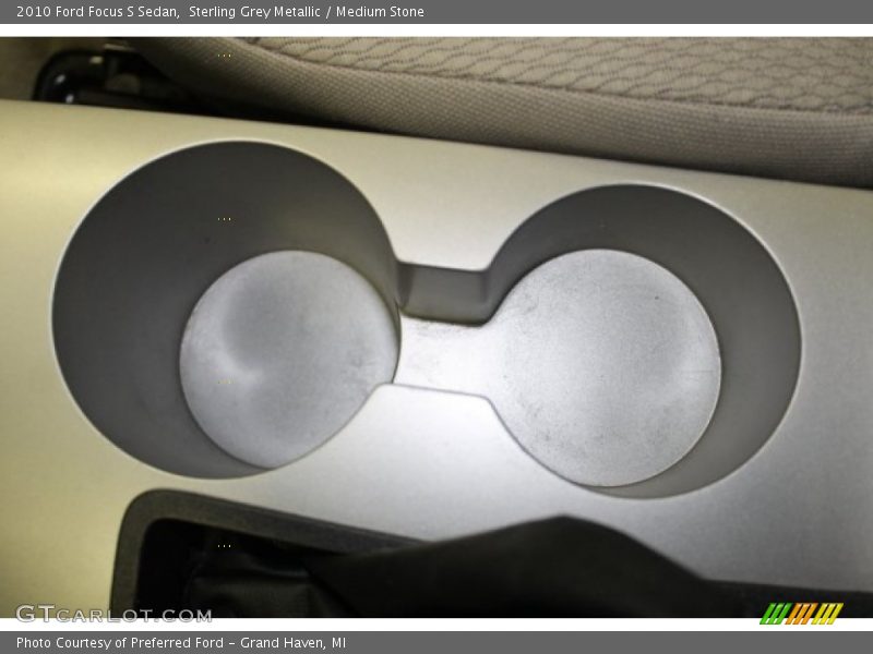 Sterling Grey Metallic / Medium Stone 2010 Ford Focus S Sedan