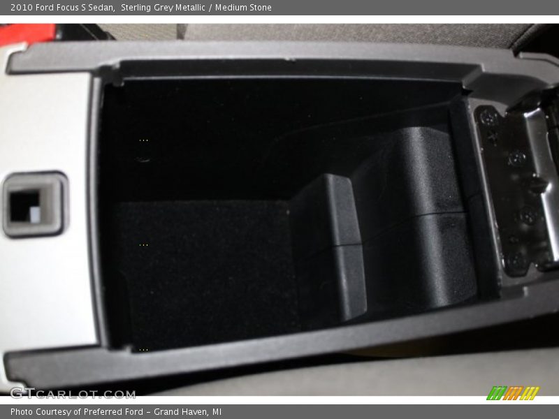 Sterling Grey Metallic / Medium Stone 2010 Ford Focus S Sedan