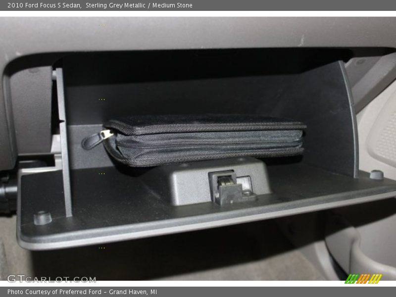 Sterling Grey Metallic / Medium Stone 2010 Ford Focus S Sedan