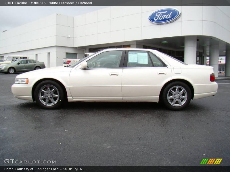 White Diamond / Oatmeal 2001 Cadillac Seville STS