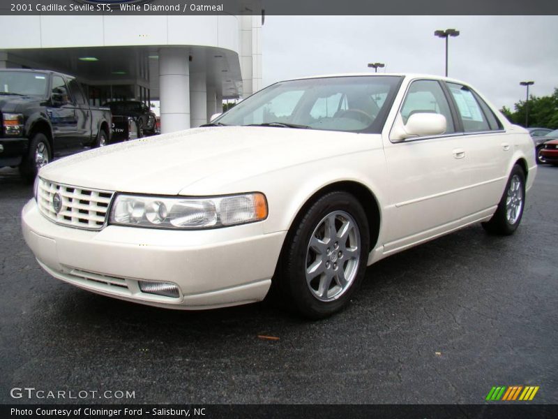 White Diamond / Oatmeal 2001 Cadillac Seville STS