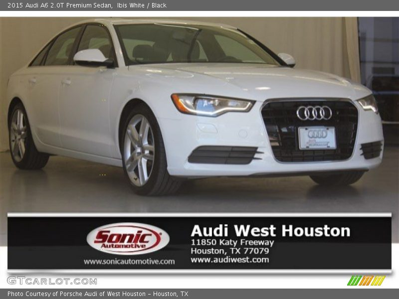 Ibis White / Black 2015 Audi A6 2.0T Premium Sedan