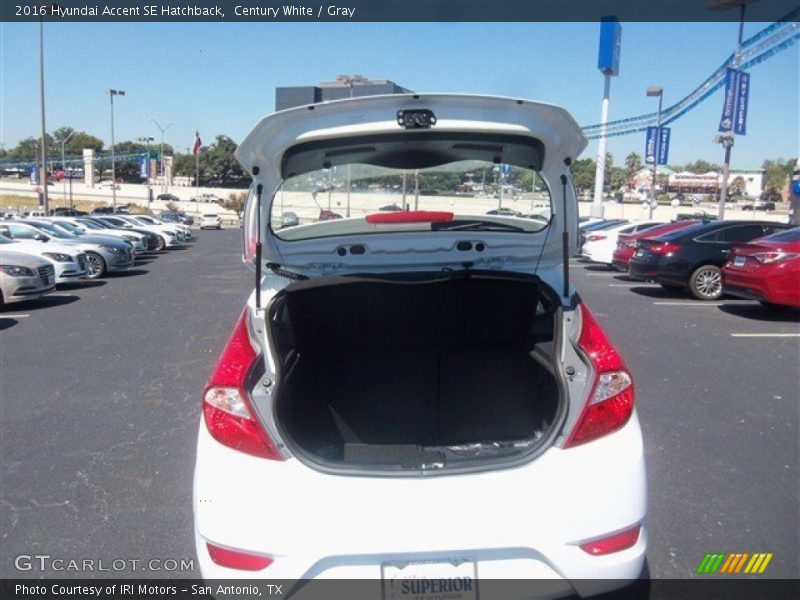 Century White / Gray 2016 Hyundai Accent SE Hatchback