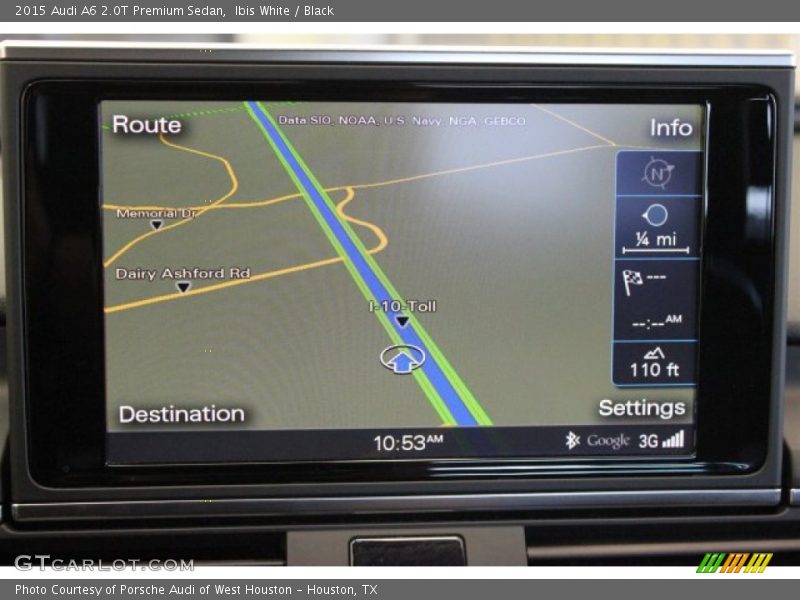 Ibis White / Black 2015 Audi A6 2.0T Premium Sedan