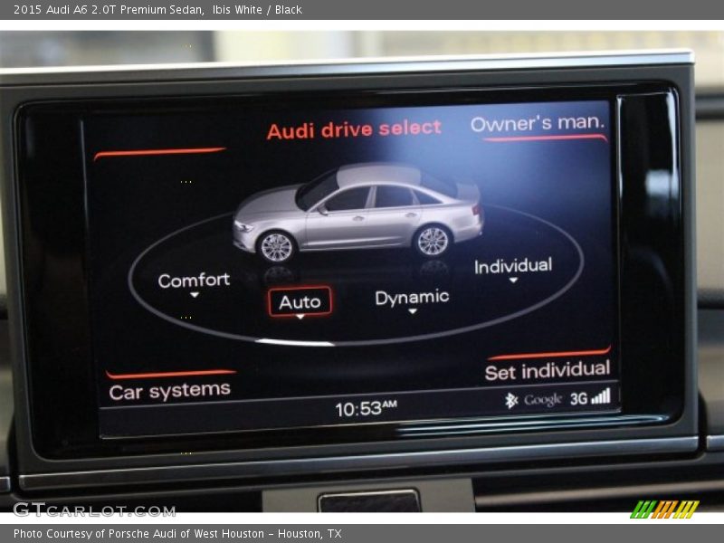 Ibis White / Black 2015 Audi A6 2.0T Premium Sedan