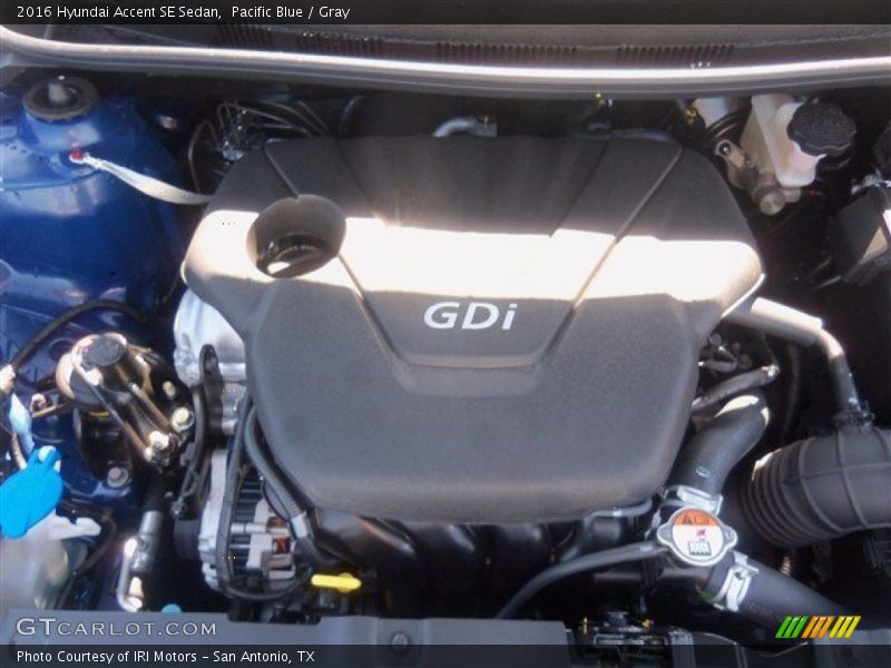 Pacific Blue / Gray 2016 Hyundai Accent SE Sedan