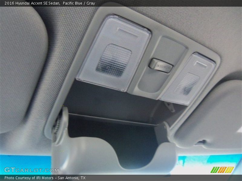 Pacific Blue / Gray 2016 Hyundai Accent SE Sedan