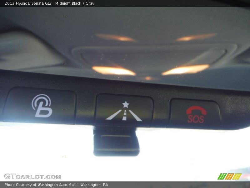 Midnight Black / Gray 2013 Hyundai Sonata GLS