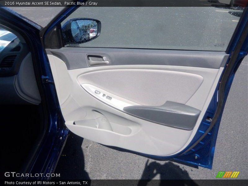 Pacific Blue / Gray 2016 Hyundai Accent SE Sedan