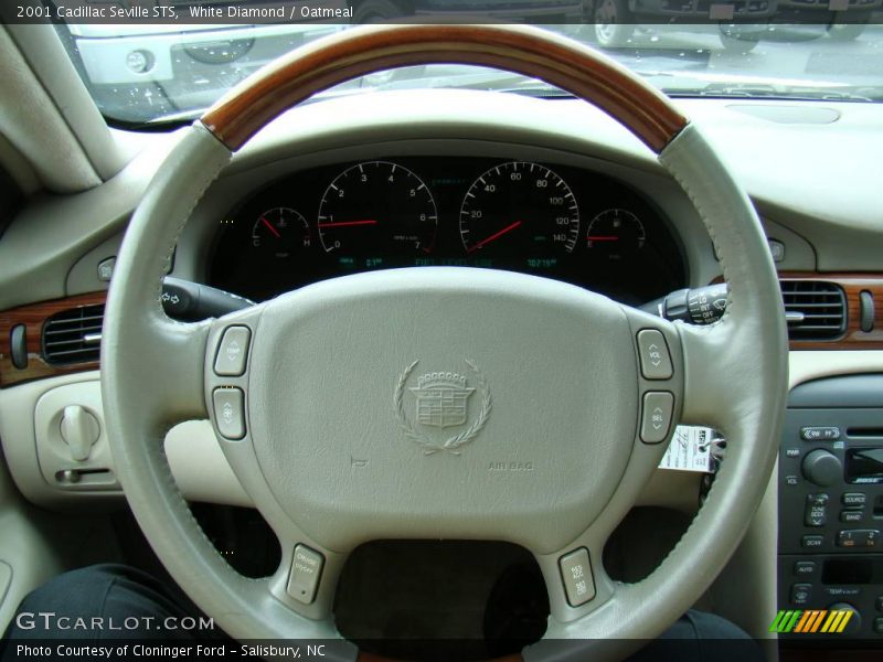 White Diamond / Oatmeal 2001 Cadillac Seville STS