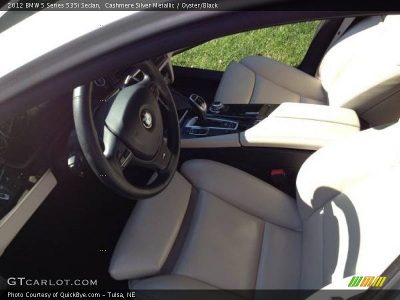 Cashmere Silver Metallic / Oyster/Black 2012 BMW 5 Series 535i Sedan