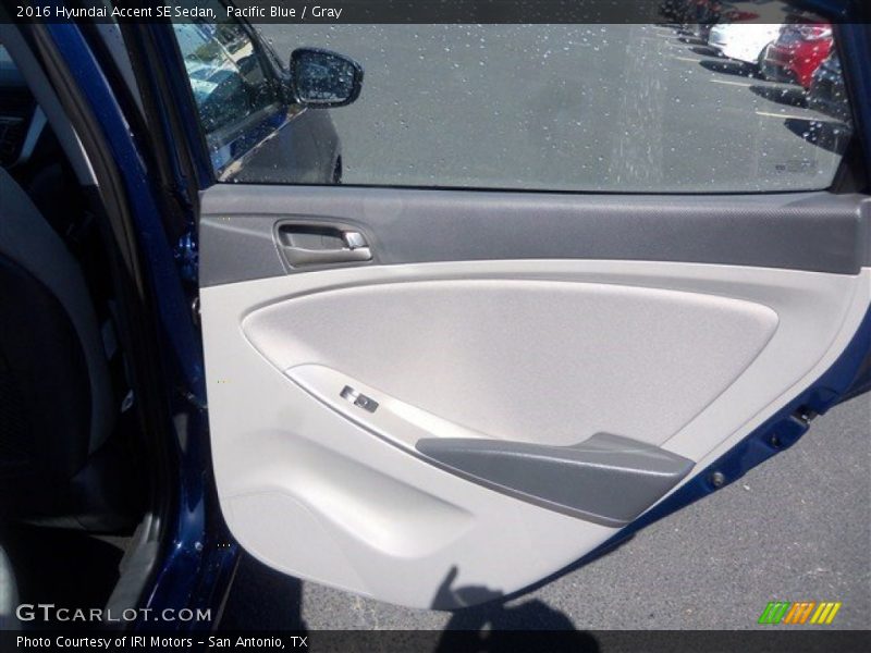 Pacific Blue / Gray 2016 Hyundai Accent SE Sedan