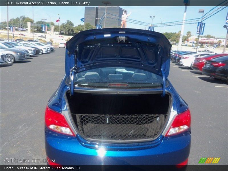 Pacific Blue / Gray 2016 Hyundai Accent SE Sedan