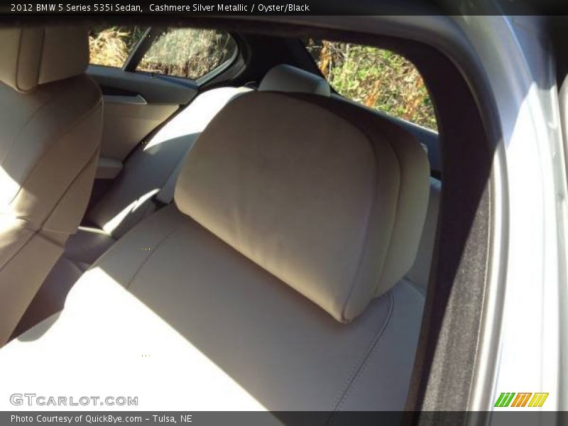 Cashmere Silver Metallic / Oyster/Black 2012 BMW 5 Series 535i Sedan