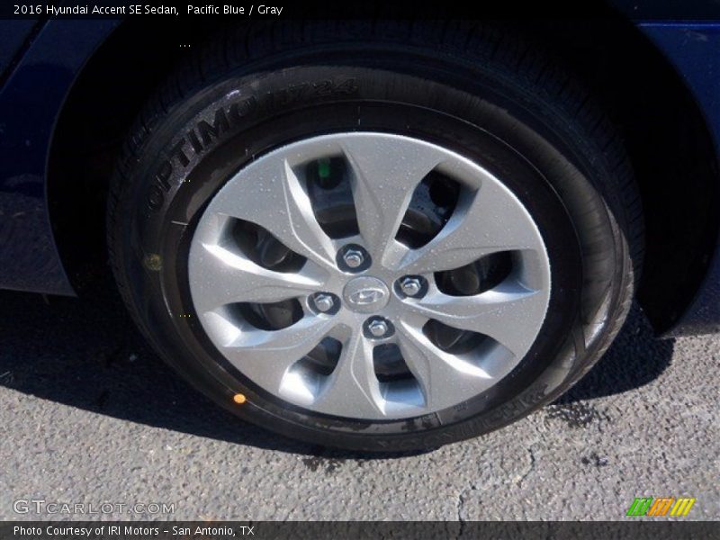 Pacific Blue / Gray 2016 Hyundai Accent SE Sedan