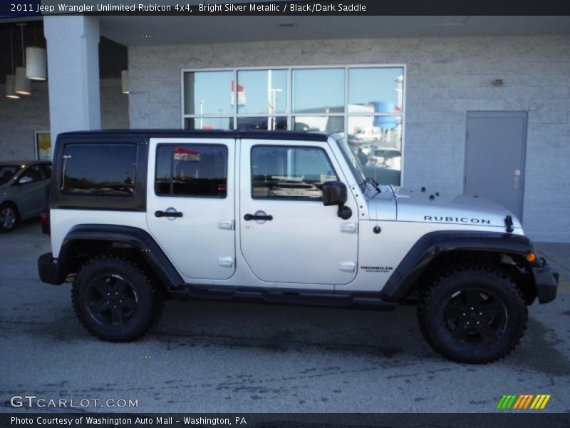 Bright Silver Metallic / Black/Dark Saddle 2011 Jeep Wrangler Unlimited Rubicon 4x4
