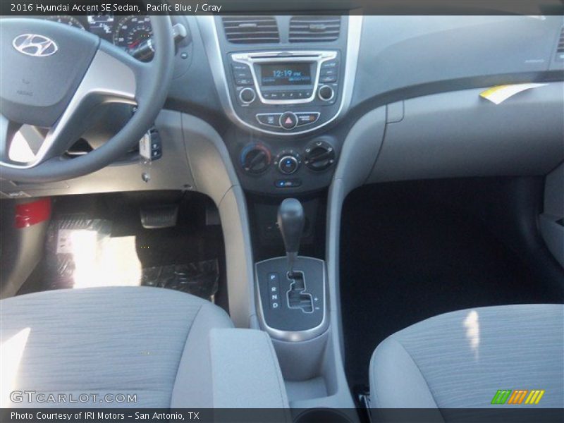 Pacific Blue / Gray 2016 Hyundai Accent SE Sedan