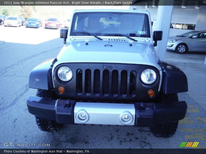 Bright Silver Metallic / Black/Dark Saddle 2011 Jeep Wrangler Unlimited Rubicon 4x4