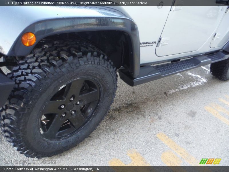Bright Silver Metallic / Black/Dark Saddle 2011 Jeep Wrangler Unlimited Rubicon 4x4