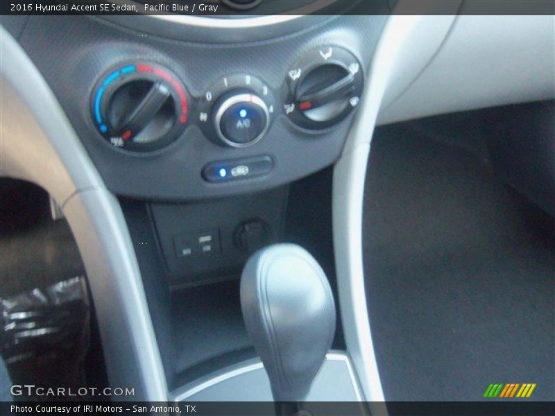 Pacific Blue / Gray 2016 Hyundai Accent SE Sedan