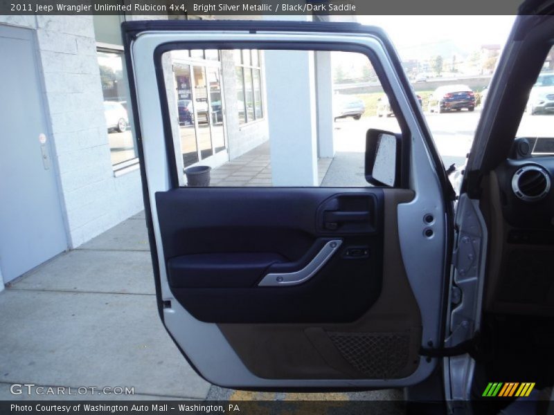 Bright Silver Metallic / Black/Dark Saddle 2011 Jeep Wrangler Unlimited Rubicon 4x4