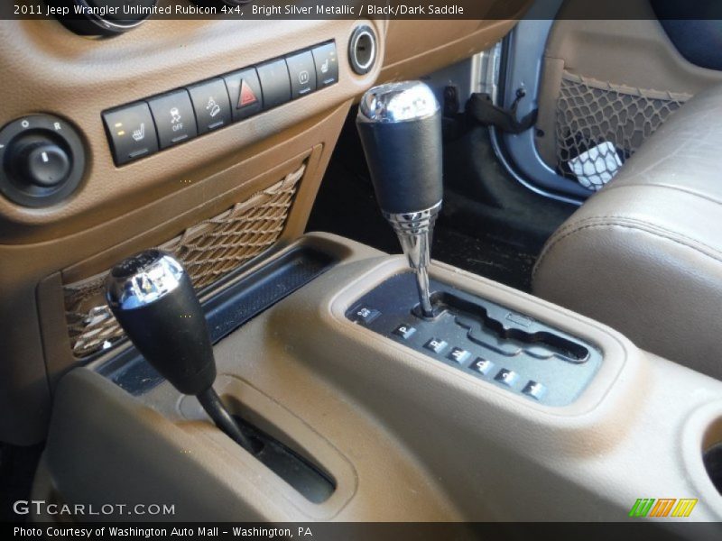 Bright Silver Metallic / Black/Dark Saddle 2011 Jeep Wrangler Unlimited Rubicon 4x4