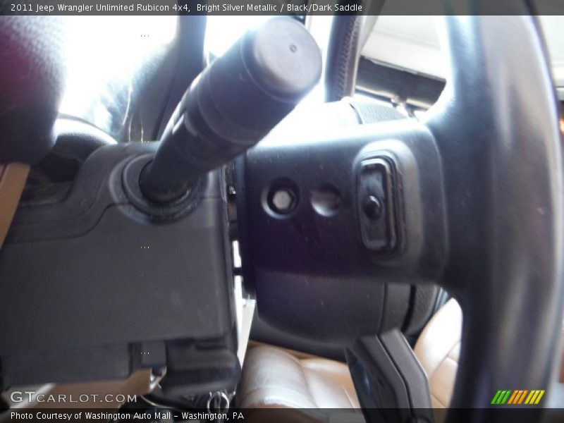 Bright Silver Metallic / Black/Dark Saddle 2011 Jeep Wrangler Unlimited Rubicon 4x4