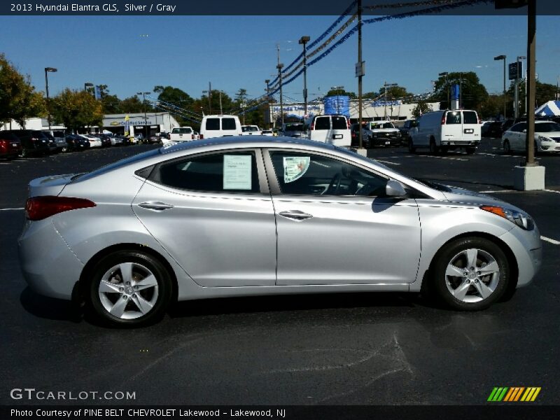 Silver / Gray 2013 Hyundai Elantra GLS