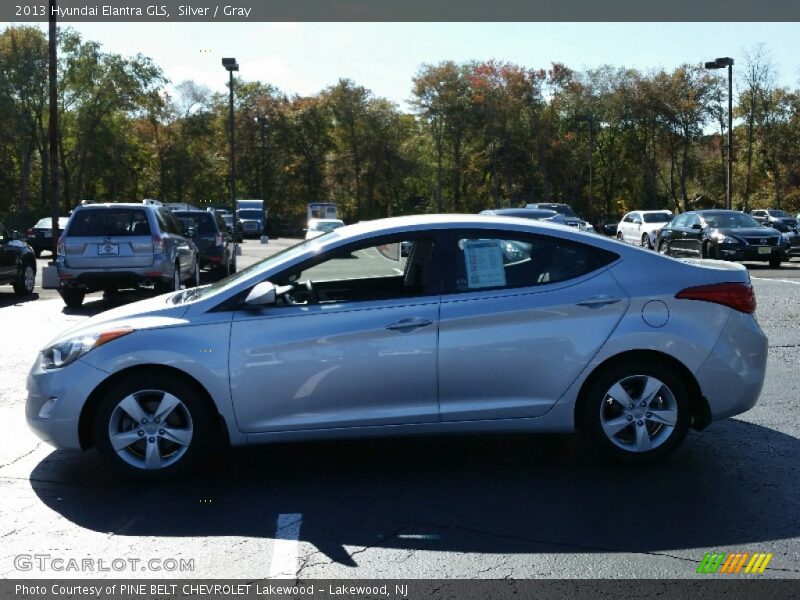 Silver / Gray 2013 Hyundai Elantra GLS