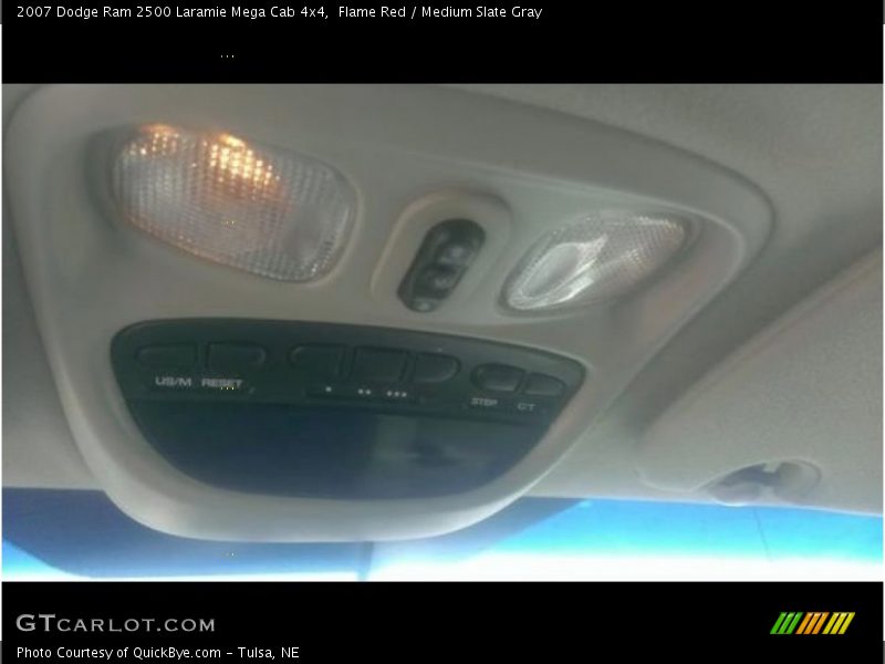 Flame Red / Medium Slate Gray 2007 Dodge Ram 2500 Laramie Mega Cab 4x4