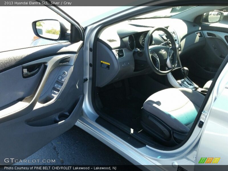 Silver / Gray 2013 Hyundai Elantra GLS