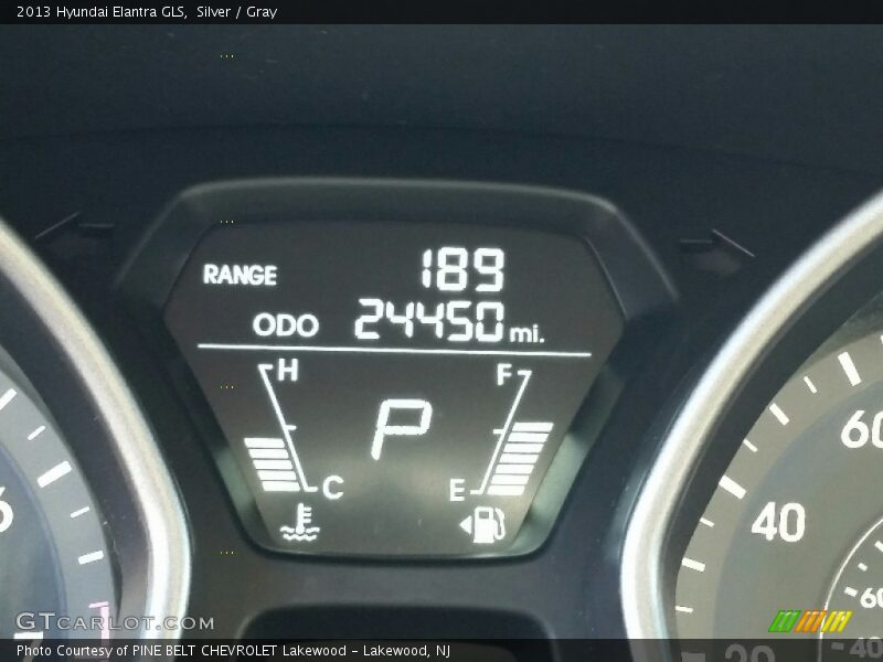 Silver / Gray 2013 Hyundai Elantra GLS